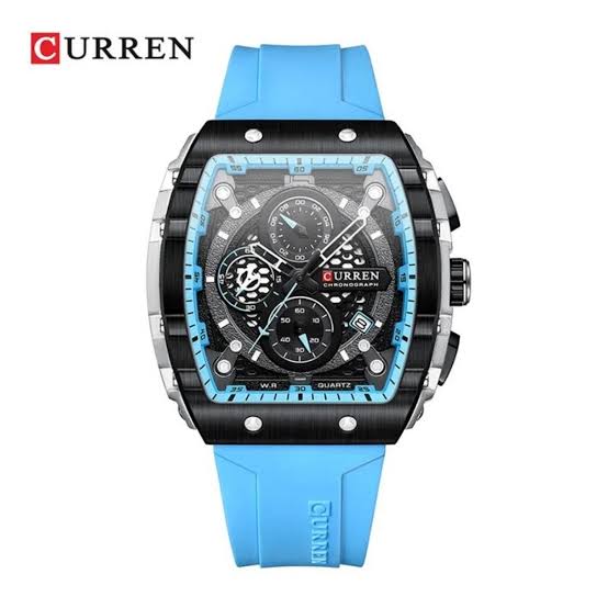 CURREN  8442 Men's Chronograph Watch - Skyline Blue