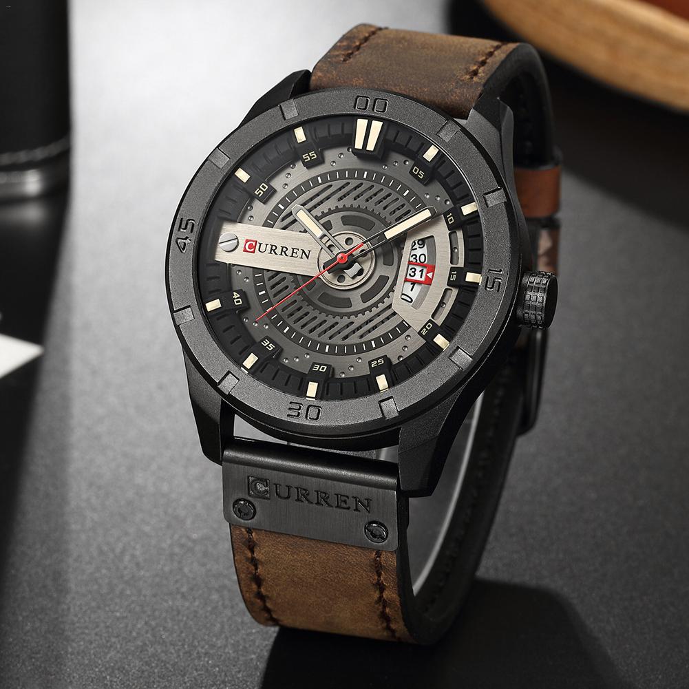 CURREN 8301 Ancient Brown Men Watch