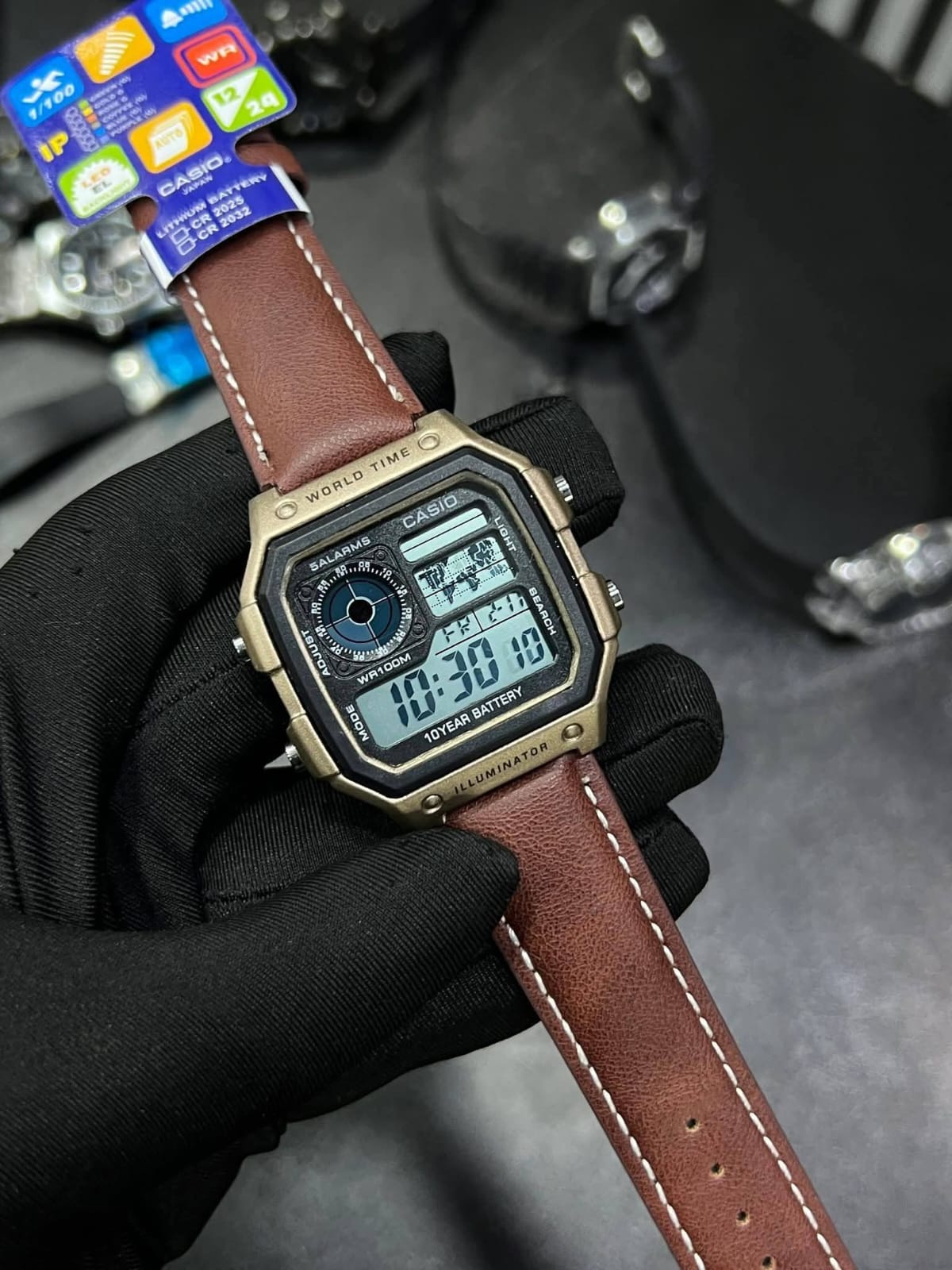 CASIO AE-1200WHL-5AVDF - Vintage Rose & Pure Leather