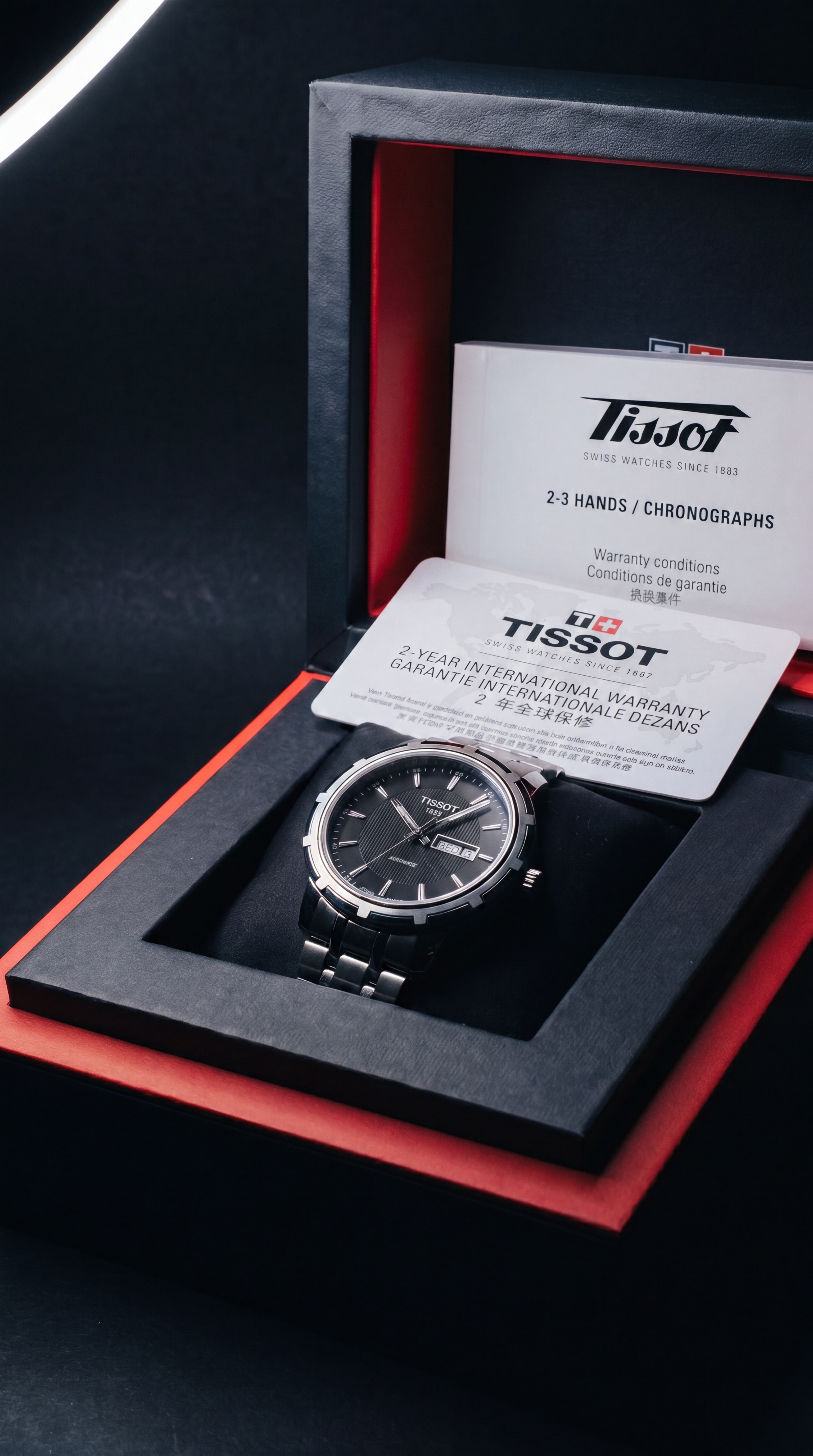 Tissot 1685 Casistic — Midnight Black | Premium Stainless Steel | Japan Movement