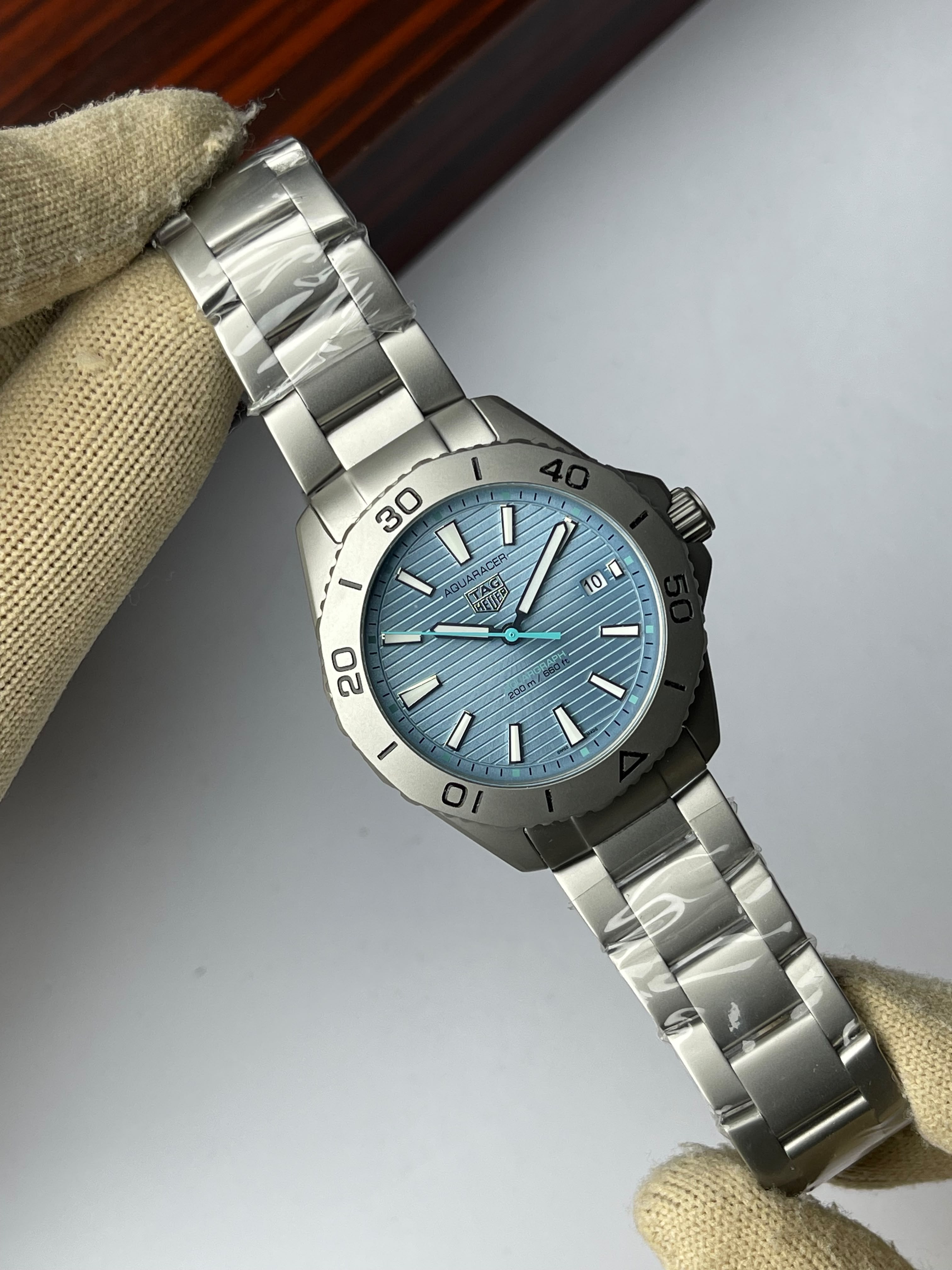 The Aquaracer — Ice Blue Dial Edition